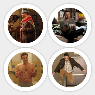 Nick Miller Sticker Pack Sticker